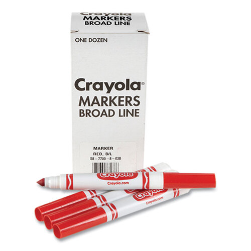 Ultra-Clean Washable Broad Line Markers Classpack, 200 Count, Crayola.com