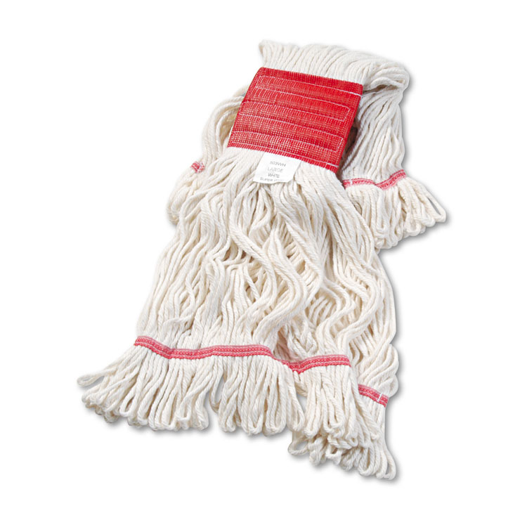 Mop Heavy Duty Industrial Cotton Mop with Long Handle,Looped-End