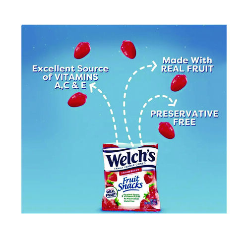 WELPIM05096 - Snapple - Fruit Snacks, Strawberry, 5 oz Pouch, 12/Box