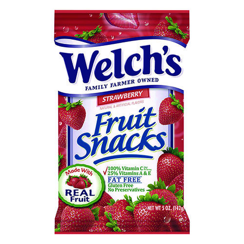 WELPIM05096 - Snapple - Fruit Snacks, Strawberry, 5 oz Pouch, 12/Box