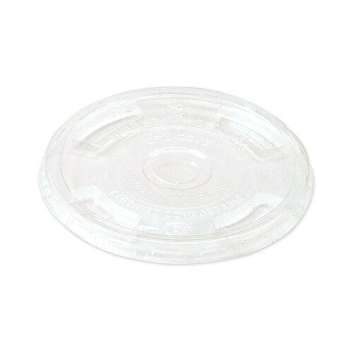 PLA Clear Cold Cup Lids, Flat Lid, Fits 9 oz to 24 oz Cups, 1,000/Carton PLA Clear Cold Cup Lids, Flat Lid, Fits 9 oz to 24 oz Cups, 1,000/Carton