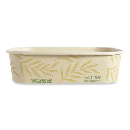 WORCTNT16 - World Centric - No Tree Rectangular Containers, 16 oz, 4.7 x 6.8 x 1.6, Natural, Sugarcane, 300/Carton
