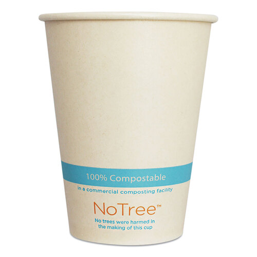 WORCUSU12C - World Centric - NoTree Paper Cold Cups, 12 oz, Natural, 1,000/Carton