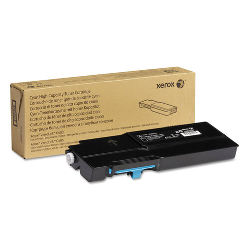 XER106R03514 - Xerox - 106R03514 High-Yield Toner, 4,800 Page-Yield, Cyan