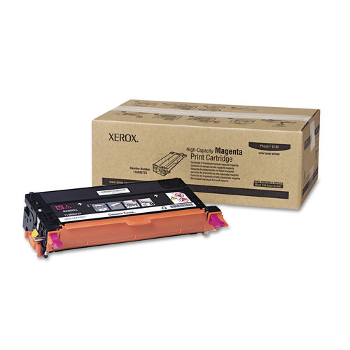 XER113R00724 - Xerox - 113R00724 High-Yield Toner, 6,000 Page-Yield, Magenta
