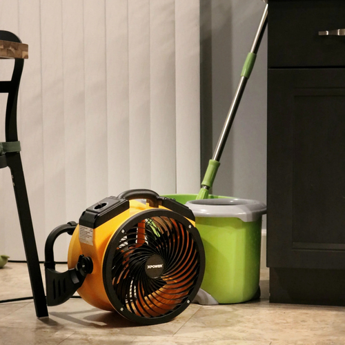 XPOFC-100 - XPOWER - 1100 CFM 4 Speed Portable Multipurpose 11" Pro Whole Room Air Circulator Utility Fan