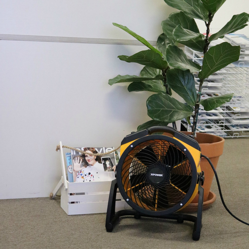 XPOFC-100 - XPOWER - 1100 CFM 4 Speed Portable Multipurpose 11" Pro Whole Room Air Circulator Utility Fan