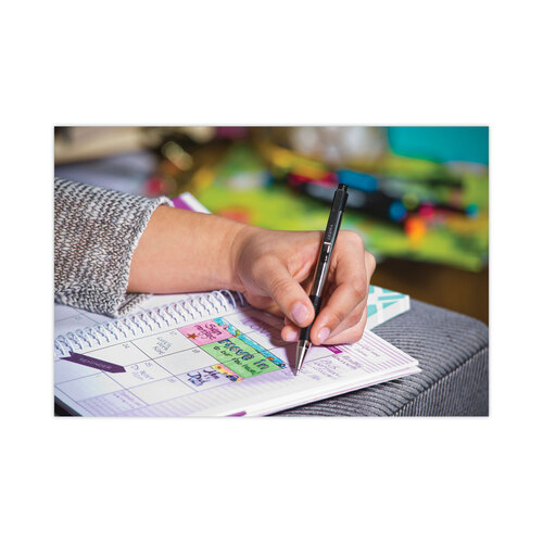 ZEB27110 - Zebra - F-301 Ballpoint Pen, Retractable, Fine 0.7 mm, Black Ink, Stainless Steel/Black Barrel