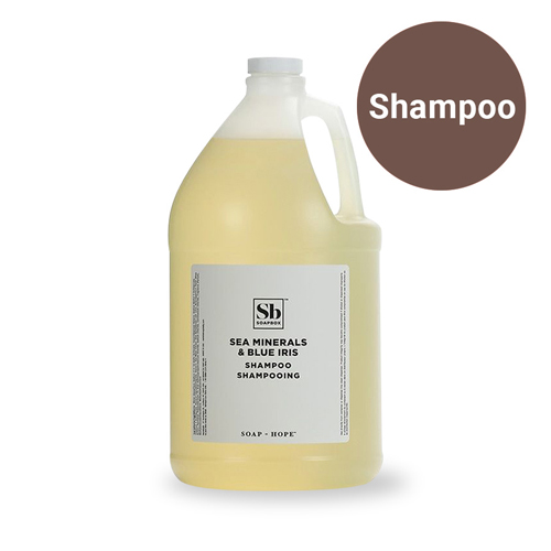 ZOGSOAPBX007-Single - Soapbox - Soapbox Shampoo, Sea Minerals and Blue Iris, 1 Gallon