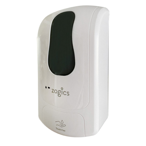 ZOGSOAPDIS01FOAM-WH - Zogics - Foam Soap Dispenser, Touch-Free, Wall Mounted, White