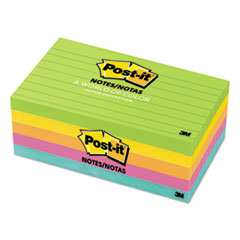 MMM6355AU - Post-it® Notes Original Pads in Floral Fantasy Colors