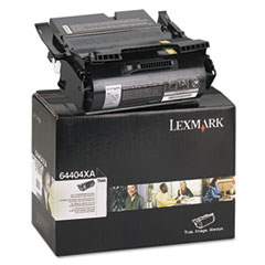 LEX64404XA - Lexmark 64404XA Extra High-Yield Toner, 32000 Page-Yield, Black