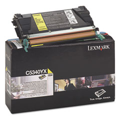 LEXC5340YX - Lexmark C5340YX High-Yield Toner, 10000 Page-Yield, Yellow