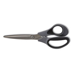 Fiskars Recycled All-purpose Scissors - Stainless Steel - Straight Tip -  Black - 2 / Pack 