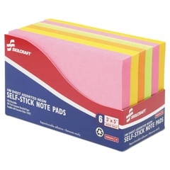 NSN4181420 - AbilityOne™ Self-Stick Note Pads, Neon