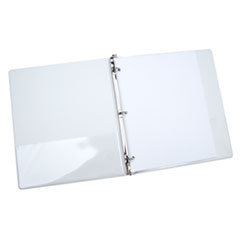 Snap-N-Store 5 Heavy Duty Flat Binder, White - SNS01705