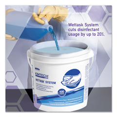 KCC53850 - Kimtech™ Wipers for the WETTASK* System, Quat Disinfectants and Sanitizers