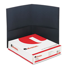 UNV56638 - Universal® Two-Pocket Portfolios with Leatherette Covers