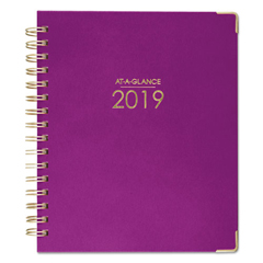 AAG609980559 - Harmony Weekly/Monthly Hardcover Planner, 6 7/8 x 8 3/4, Berry, 2020-2021