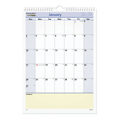 AAGPM5228 - QuickNotes Wall Calendar, 12 x 17, 2022