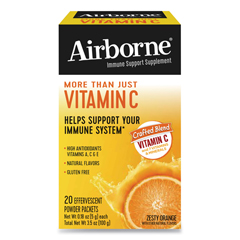 ABN90060 - Airborne® Immune Support Effervescent Powder On-The-Go Packs, 1/EA
