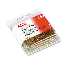 ACC72532 - ACCO Gold Tone Paper Clips