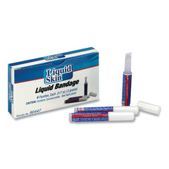 First Aid Only Liquid Bandage, 0.017 oz Pipette, 4/Box