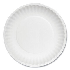 AJM White Paper Plates, 6