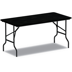 ALEFT724824BK - Alera® Rectangular Wood Folding Table