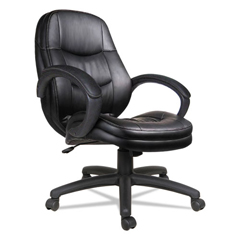 ALEPF4219 - Alera® PF Series Mid-Back Leather Office Chair