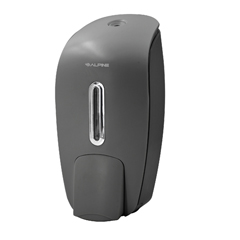 ALP425-GRY - Alpine - Soap & Hand Sanitizer Dispenser, Surface Mounted, 800 ml Capacity, Gray