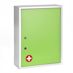 ADI999-04-GRN - Alpine - AdirMed Large Medical Security Cabinet, Dual Locks, Green