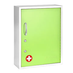 ADI999-06-GRN - Alpine - AdirMed Medicine Cabinet w/ Pull-Out Shelf & Document Pocket, Green
