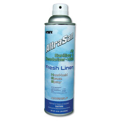 Amrep Misty&reg; Handheld Air Sanitizer/Deodorizer, Fresh Linen, 10 oz Aerosol, 12/Carton