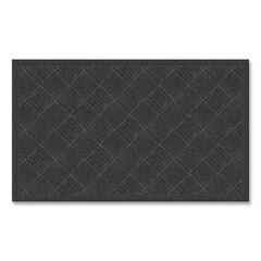Apache Mills Ecomat Crosshatch Entry Mat, 36 x 60, Charcoal