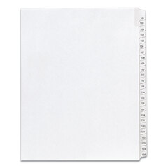 AVE01705 - Avery® Collated Legal Dividers Allstate® Style Side Tab