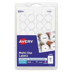 AVE05408 - Avery® Removable Self-Adhesive Multi-Use ID Labels