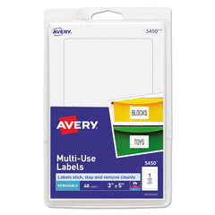 AVE05450 - Avery® Removable Self-Adhesive Multi-Use ID Labels