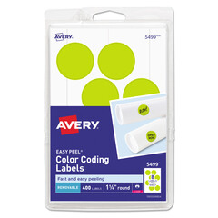 AVE05499 - Avery® Print or Write Removable Color-Coding Labels