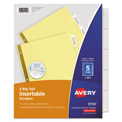 AVE11110 - Avery® WorkSaver® Big Tab™ Paper Dividers