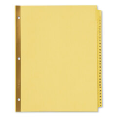 AVE11308 - Avery® Printed Laminated Tab Dividers with Gold Reinforced Binding Edge