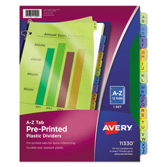 AVE11330 - Avery® Preprinted Plastic Dividers