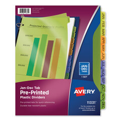AVE11331 - Avery® Preprinted Plastic Dividers