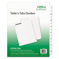 AVE11668 - Office Essentials™ Table 'n Tabs® Dividers