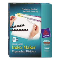 AVE11999 - Avery® Index Maker® Unpunched Label Dividers
