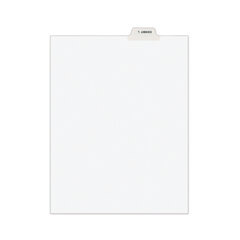 AVE12385 - Avery® Individual Legal Dividers Bottom Tab