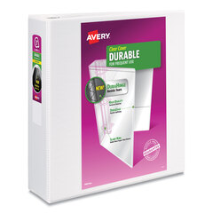 AVE17030 - Avery® Durable View Binder with DuraHinge™ and Slant Rings