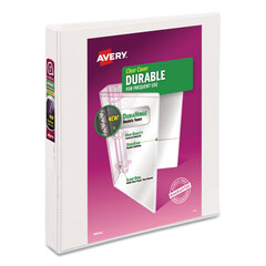 AVE17575 - Avery® Durable View Binder with DuraHinge™ and Slant Rings