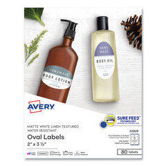 AVE22829 - Avery® Oval Easy Peel® Labels