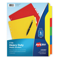 AVE23080 - Avery® Heavy Duty Plastic Dividers